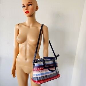 RLL Lauren ralph lauren handbag Womens Shoulder Bag Colorblock Rainbow